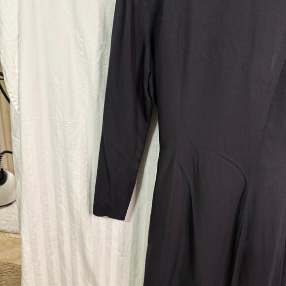 LA Belle Fashions Inc. Women's Wrap Dress – Black, Size 9 - Picture 5 of 10